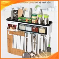 ✟Kệ gia vị, dao kéo nhà bếp đa năng ECOCO có 3 / 4 hộp đựng vị 9256