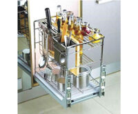 Kệ gia vị, dao thớt Euromax inox mờ 304 cao cấp K300