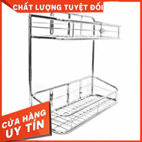 Kệ gia vị Inox 2 tầng treo tường