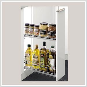 Kệ gia vị inox Higold 304099, 2 tầng