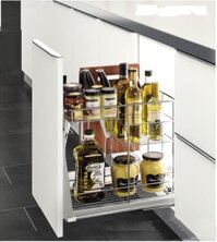 Kệ gia vị inox Qman tại Đà Nẵng, phụ kiện tủ bếp, kệ inox giá rẻ