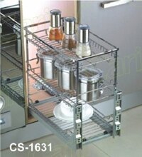 Kệ gia vị inox sợi Cariny CS-1631