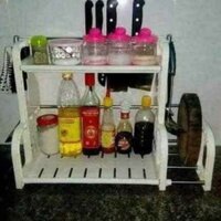 Kệ gia vị kèm chỗ để mâm.thớt