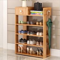 Kệ giầy 5 tầng, Kệ để giày gỗ 5 tầng cao cấp XẢ KHO