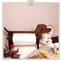 Kệ Giấy Decor Nhà Bếp, Phòng Khách Kệ Để Giấy Lau Đa Năng Hình Chú Chó Dễ Thương Trang Trí Nhà Cử, Kệ Để Đổ Nhà Bếp