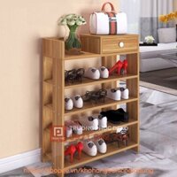 Kệ giày dép bằng gỗ 5 tầng Trường Phúc DEKO