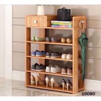 KỆ GIÀY DÉP BẰNG GỖ 5 TẦNG