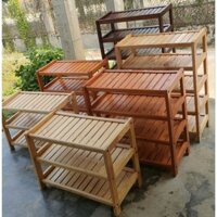 Kệ giày dép gỗ su