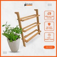 Kệ giày dép gỗ tự nhiên phong cách Hàn Quốc