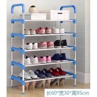 KỆ GIÀY INOX 5 TẦNG - kệ giày inox