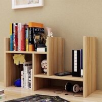 Kệ Gỗ 07: Kệ Sách Mini Lắp Ghép Để Bàn Học Mẫu 29 X 35Cm(Kệ Sách Bằng Gỗ Mẫu Mini