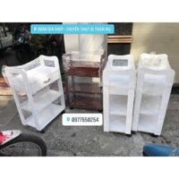 Kệ gỗ 3 tầng, xe đẩy 3 tầng -chuyên dùng trong spa, salon, thẩm mỹ viện