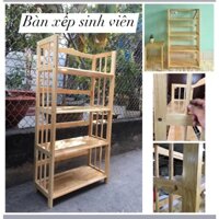 KỆ GỖ 4 TẦNG-65cm