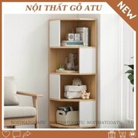 Kệ gỗ 4 tầng góc tam giác thiết kế mới mẻ, độc lạ
