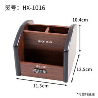 Kệ gỗ cắm bút để bàn cỡ lớn, ống đựng bút bằng gỗ, kệ cắm bút gỗ cao cấp sang trọng