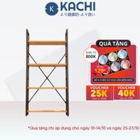 Kệ Gỗ Chân Sắt 4 Tầng Kachi MK244 (60 × 124CM)