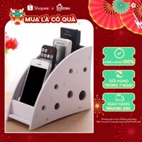 Kệ gỗ CNC đa năng đựng điều khiển đồ dùng văn phòng 4 tầng Namphong CNC