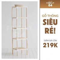 Kệ Gỗ Đa Năng 5 Tầng - Kệ Giá Đầu Giường Để Sách Gỗ Thông Mỹ Chất Lượng Đẹp Giá Tốt - BH 12T 1 đổi 1