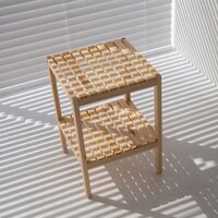 Kệ Gỗ Đầu Giường 2 Tầng