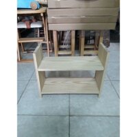 Kệ gỗ để bàn đa năng 2 tầng, kệ gỗ mini để bàn làm việc, kệ gỗ mini đa năng để vật dụng cá nhân