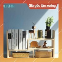 kệ gỗ để bàn thông minh kệ gỗ thông tự nhiên giá sách trang trí nhà cửa