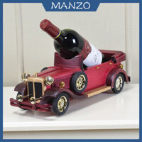 Kệ gỗ Để Chai Rượu Vang Hình Xe Hơi Sáng Tạo