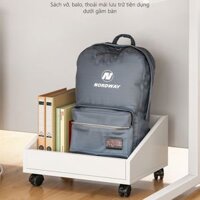 Kệ gỗ để đồ đa năng có bánh xe dễ dàng di chuyển, kệ đồ spa thương hiệu Hoà Phát - HP 190