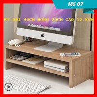 Kệ gỗ để màn hình máy tính - màn hình tivi