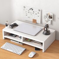 Kệ Gỗ Để Màn Hình Máy Tính Laptop Decor Trang Trí Bàn Làm Việc - GA25