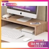 Kệ gỗ để máy tính/ Kệ gỗ thông [Ảnh Thật Tự Chụp]