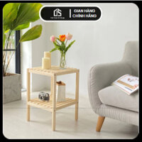Kệ gỗ decor trang trí phòng- Mặt vỉ 2 tầng