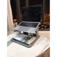 Kệ gỗ đỡ laptop, giá đỡ macbook tản nhiệt tiện lợi, chống gù lưng (TD12)