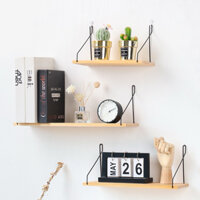 Kệ Gỗ Gắn Tường Móc Treo Không Cần Khoan Siêu Rẻ