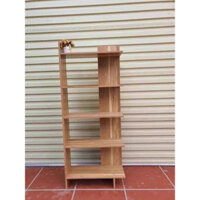 KỆ GỖ GÓC TƯỜNG ĐA NĂNG, KỆ TRANG TRÍ 4 TẦNG CAO 1.2M GỖ CAO SU TỰ NHIÊN