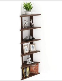 Kệ gỗ góc tường tam giác