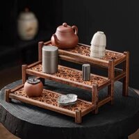 KỆ GỖ HỒ ĐÀO VÀ QUẢ ÓC CHÓ