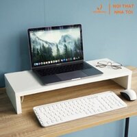 [Kệ gỗ kho xưởng] Kệ gỗ MDF máy tính, laptop, sách, đồ dùng văn phòng,...đa năng, tiện lợi 1 tầng, 2 tầng VNH-508