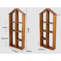 Kệ gỗ nhỏ trang trí 4 tầng