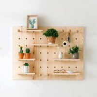 Kệ gỗ Pegboard treo tường thông minh  TWS01