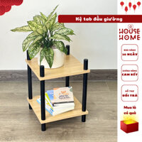 Kệ Gỗ Tab Đầu Giường, Kệ Gỗ Đa Năng Cao Cấp Nhiều Tầng, Kệ Nhiều Màu Decor Phòng, Tháo Lắp Dễ Dàng Tiện Lợi HousetoHome