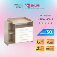 Kệ gỗ thay tã cho bé SMLIFE Kagalaska