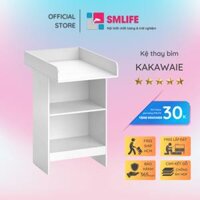 Kệ gỗ thay tã cho bé SMLIFE Kakawaie  Gỗ MDF dày 17mm chống ẩm  D60xR88xC100cm