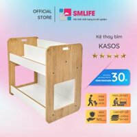 Kệ gỗ thay tã cho bé SMLIFE Kasos  Gỗ MDF dày 17mm chống ẩm  D80xR50xC85cm