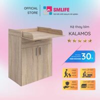 Kệ gỗ thay tã cho bé SMLIFE Kalamos  Gỗ MDF dày 17mm chống ẩm  D75xR80xC100cm