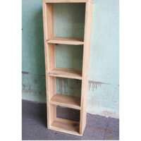 Kệ gỗ thịt để sách và đồ trang trí KSG76