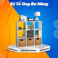 Kệ gỗ tổ ong 3 tầng Gỗ , kệ sách tổ ong sang trọng, hiện đại, gọn gàng chất gỗ MDF dày 12mm  Big sale BIG SALE