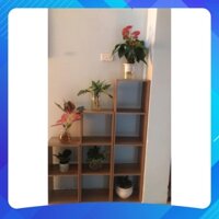 Kệ gỗ tổ ong 3 tầng, kệ sách tổ ong sang trọng, hiện đại, gọn gàng chất gỗ MDF dày 12mm