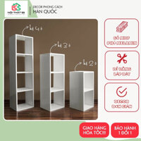 Kệ gỗ tổ ong đa năng, kệ sách nhiều tầng trang trí giá rẻ, dễ lắp ghép tiện dụng