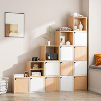 Kệ gỗ tổ ong loại 1 tầng, 2 màu lựa chọn, kích thước 30x30x24cm, kệ decor đa dạng theo nhu cầu sử dụng