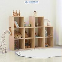 Kệ Gỗ Tổ Ong Nhiều Tầng, Kệ Sách Tiện Dụng Decor Phòng Ngủ Chill Bền Đẹp Dễ Dàng Lắp Ráp
